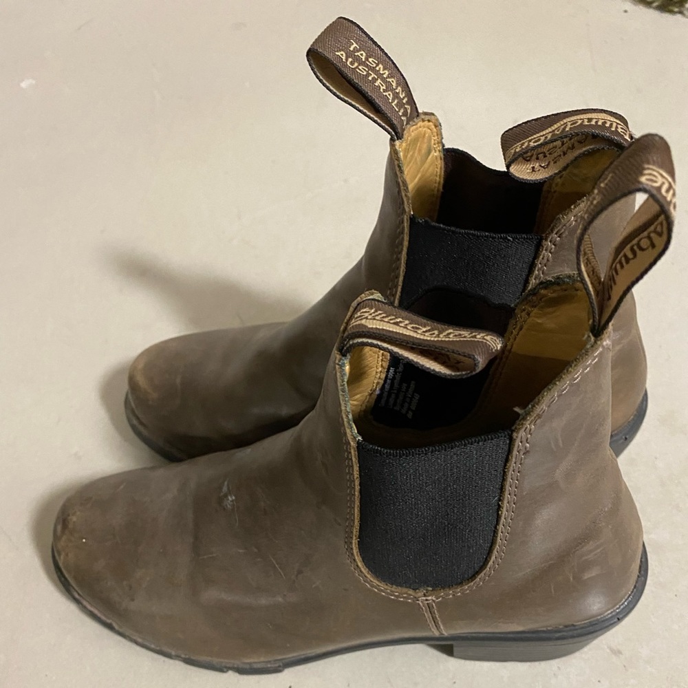 Blundstone heeled boots 1673 antique brown UK/AU 4 (US 7)